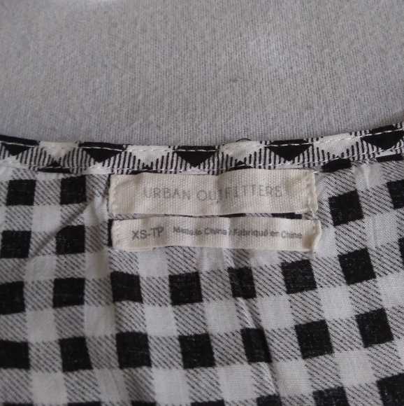 Checkered Black & White Romper - Picture 3 of 11